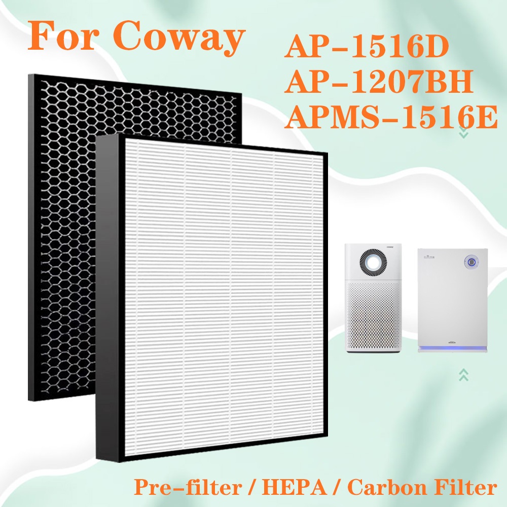 Dành Cho Máy Lọc Không Khí Coway Storm AP-1516D AP-1207BH APMS-1516E Thay Thế Bộ Lọc HEPA Và Than Ho