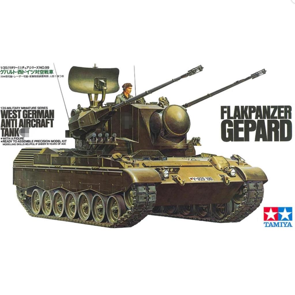 Tamiya 35099 1 / 35 Xe tăng Gepard Flakpanzer Tây Đức