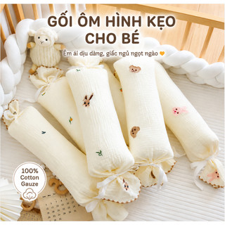 Gối bông kẹo mềm cho trẻ sơ sinh | Đệm hỗ trợ trẻ em đa năng | Nêm giường có thể giặt được (40x9cm, 120g)