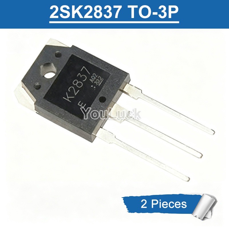 2 Chiếc 2SK2837 K2837 TO-3P 20A / 500V MOSFET Transistor Mới