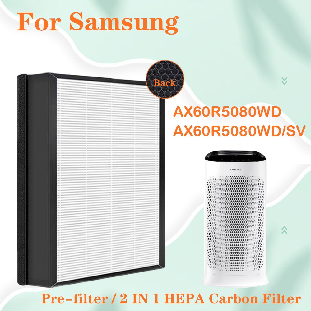 CFX-D100 / GB Dành Cho Samsung AX60R5080WD AX60R5080WD / SV Máy Lọc Không Khí Thay Thế 2 Trong 1 Bộ 