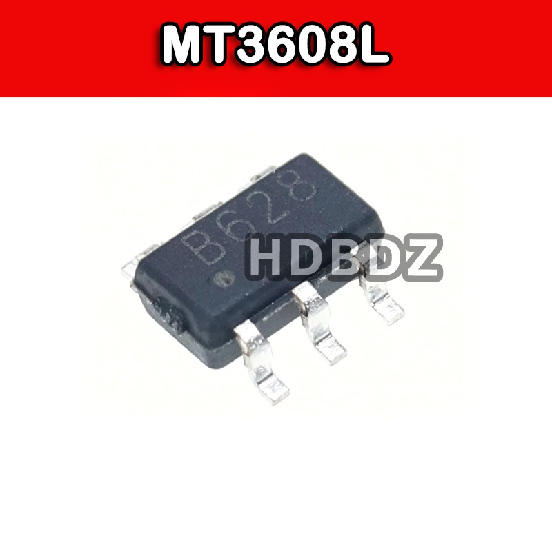 10~20PCS MT3608L B628 SOT-23-6 2.5A Bộ Chuyển Đổi Chip IC SMD