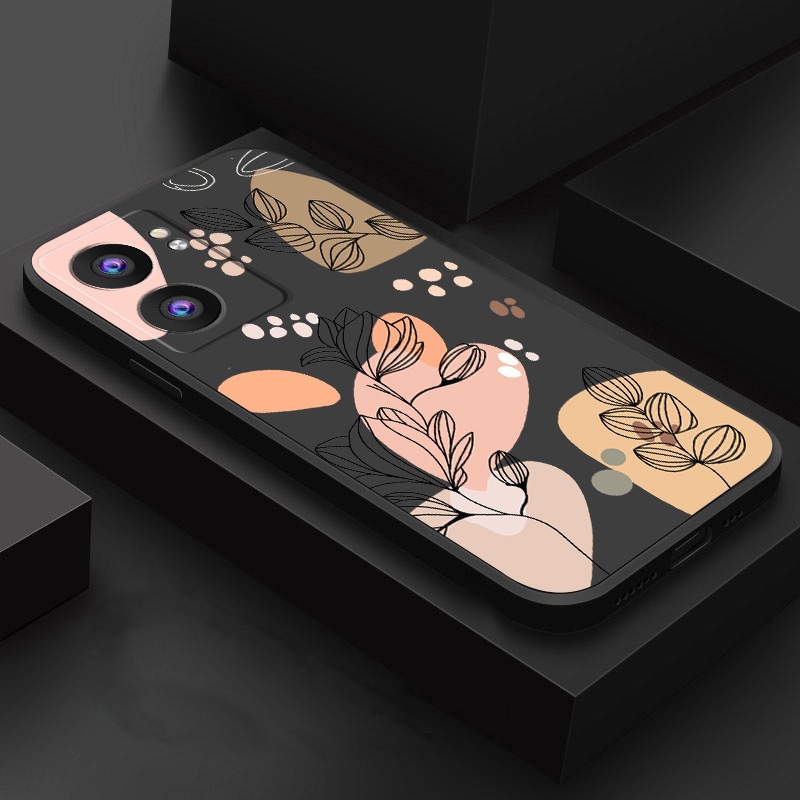 Ốp điện thoại silicon OPPO A74 5G A96 A95 A76 A74 Vỏ điện thoại hình hoa Vỏ mềm
