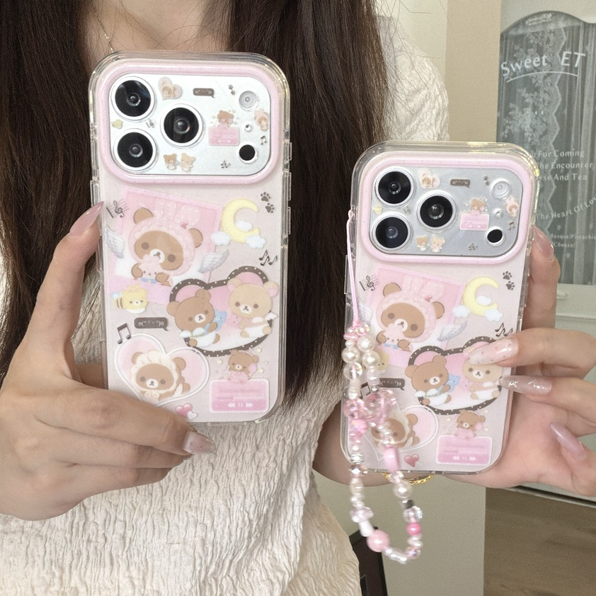 Dành cho iphone Case 17 Pro Max 16 Pro Max 15 Pro Max Easy Bear Hình minh họa điện thoại
