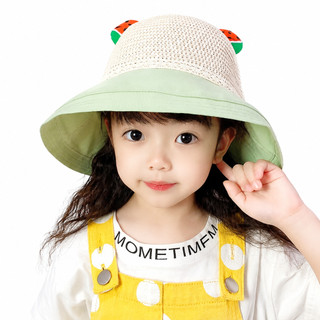 Nón Vành Phối Lưới Dễ Thương Cho Bé