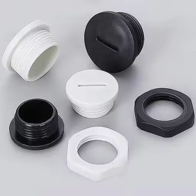 Metric M Nhựa Chống Thấm Nước Cắm Ren Ống Lắp Đầu Nắp Cắm M12-M32 Nylon Gland Seal Masking Parts Con