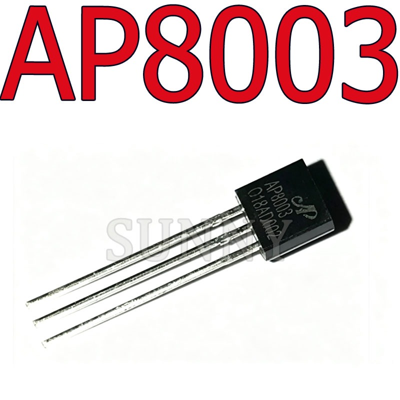 5 ~ 10 CÁI Mới AP8003ZAC-T1 AP8003 Triode TO-92 Chip chuyển đổi nguồn AC DC không cách ly