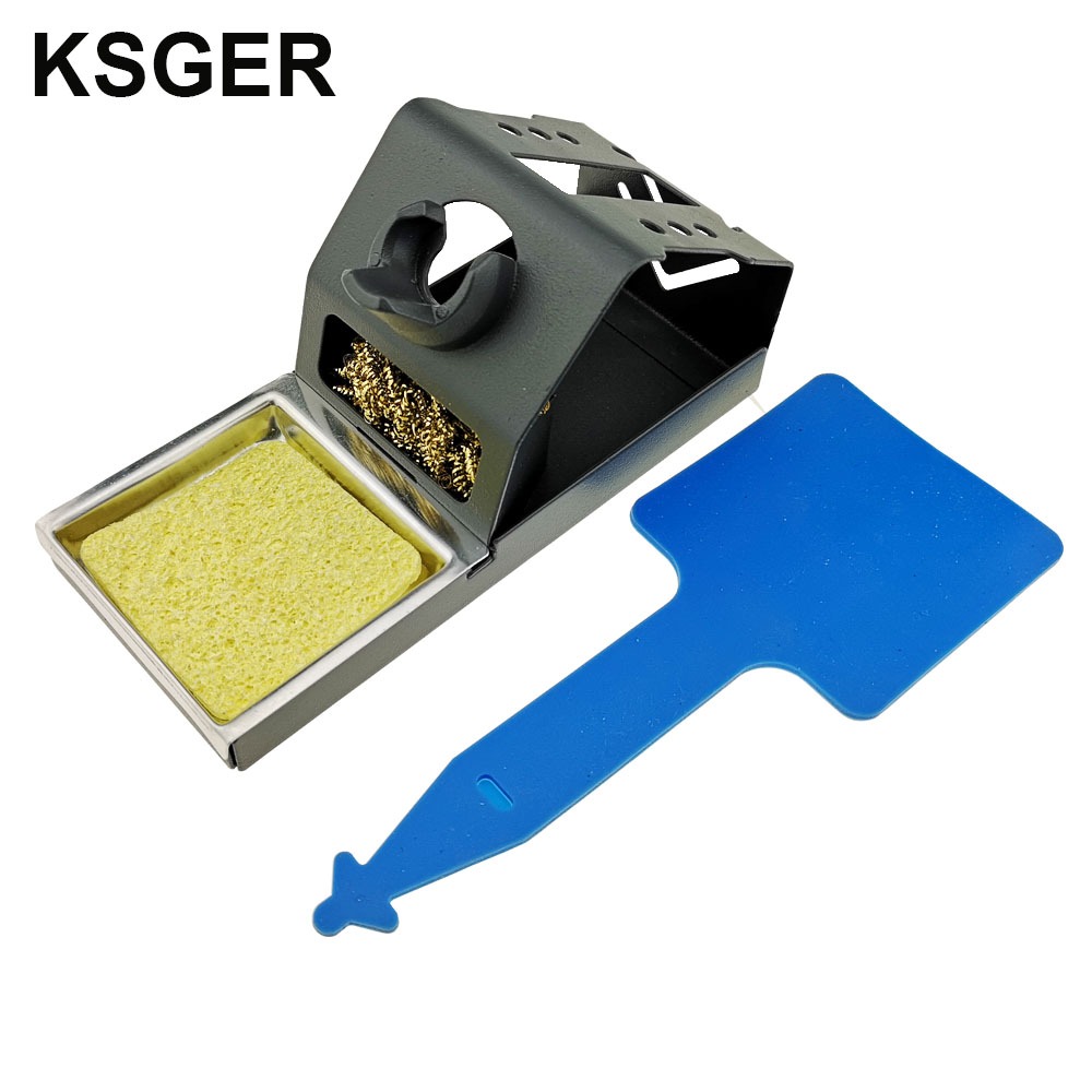 KSGER DIY T12 Giá đỡ hợp kim kẽm Sắt hàn FX9501 Khung tay cầm OLED Station Đứng cho tay cầm bằng thé