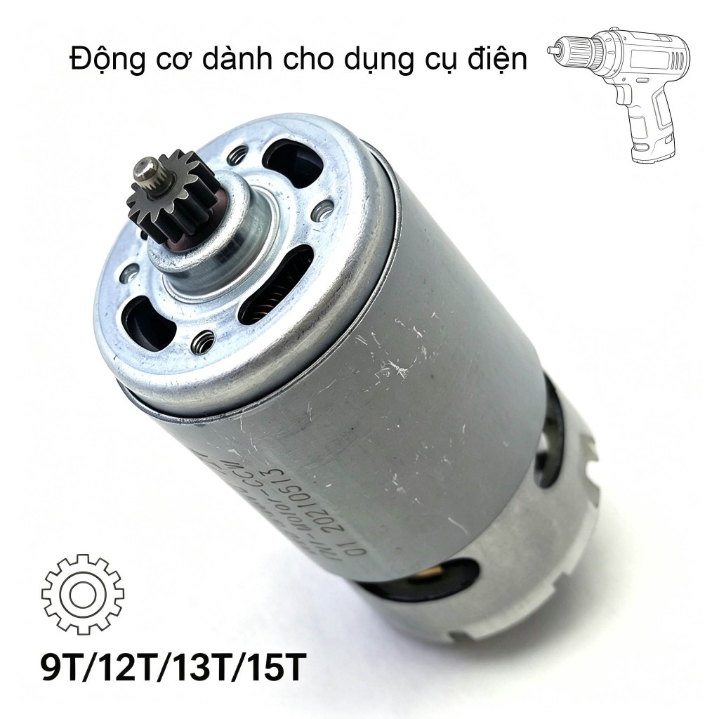 HITACHI MAKITA Động cơ khoan 9 / 11 / 12 / 13 / 14 / 15 Động cơ răng 10.8V 12V 14.4V 16.8v 18V 21v 2