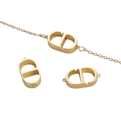 1 Cái / túi 14K Mạ Vàng Đồng Thời Trang Quyến Rũ Mặt Dây Chuyền Cho Vòng Tay Vòng Cổ DIY Trang Sức Phát Hiện Làm