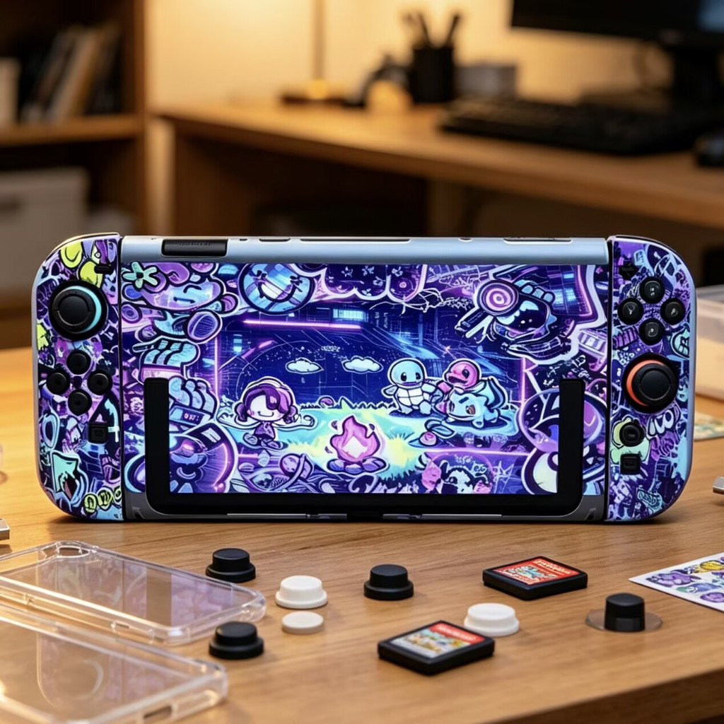 Ốp cứng bảo vệ Pokemon Ditto Pokopia cho Nintendo Switch 2 2025, Vỏ bảo vệ cho Nintendo Switch 2, Vỏ