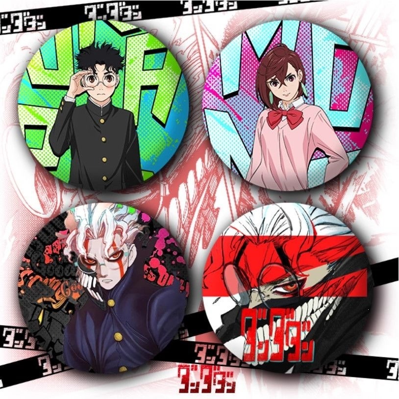 Dandadan Momo Ayase Jiji Ken Takakura Okarun Anime Huy Hiệu Trâm Cài Cosplay Chân Phụ Kiện Thời Tran