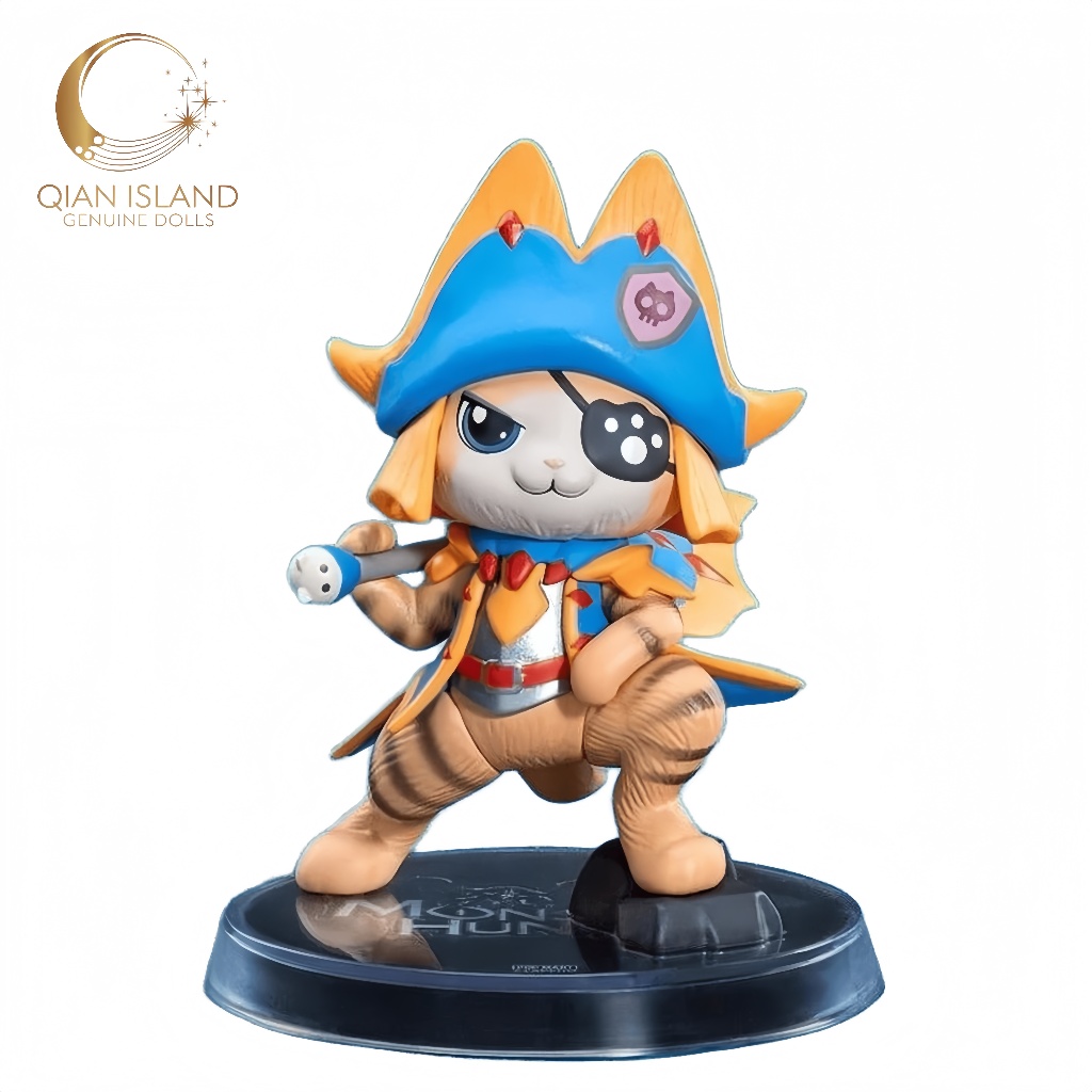 Monster Hunter Eruca loạt bức tượng hợp tác hộp mù trang trí bàn quà tặng