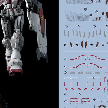 EVO HG EX / HG MS-06F ZAKU 2 F loại solari decal trượt nước EOHG029
