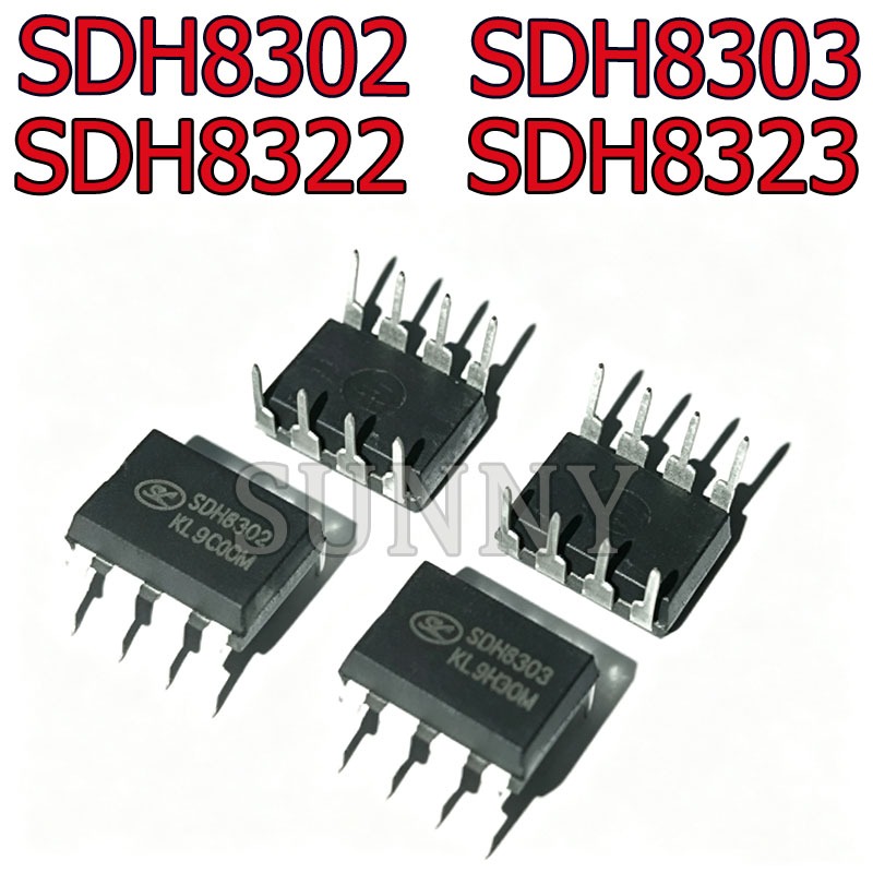 5 ~ 10 Chiếc Mới SDH8302 SDH8303 DIP8 In-Line Chip Nguồn SDH8322 SDH8323 DIP7