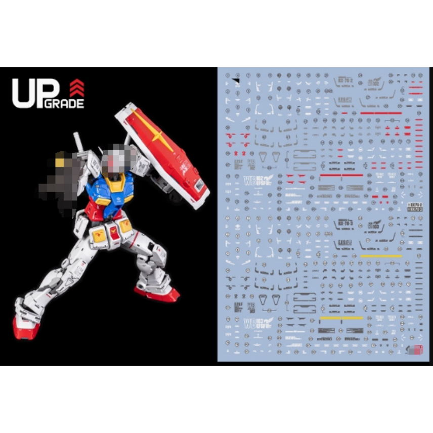 202607 20260712 Decal trượt nước EVO tương thích với RG 1 / 144 RX-78-2 2.0 / RX-78-3 G3 Type EVORG0