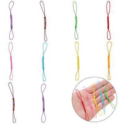 9cm Nhân Tạo Lụa Dệt Hai Đầu Điện Thoại Di Động Dây Và Dây Treo Cho DIY Trang Sức Làm Phụ Kiện