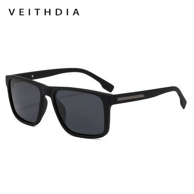 Kính râm vuông phân cực cổ điển VEITHDIA Kính râm chống tia cực tím lái xe câu cá dành cho nữ và nam giới 85613