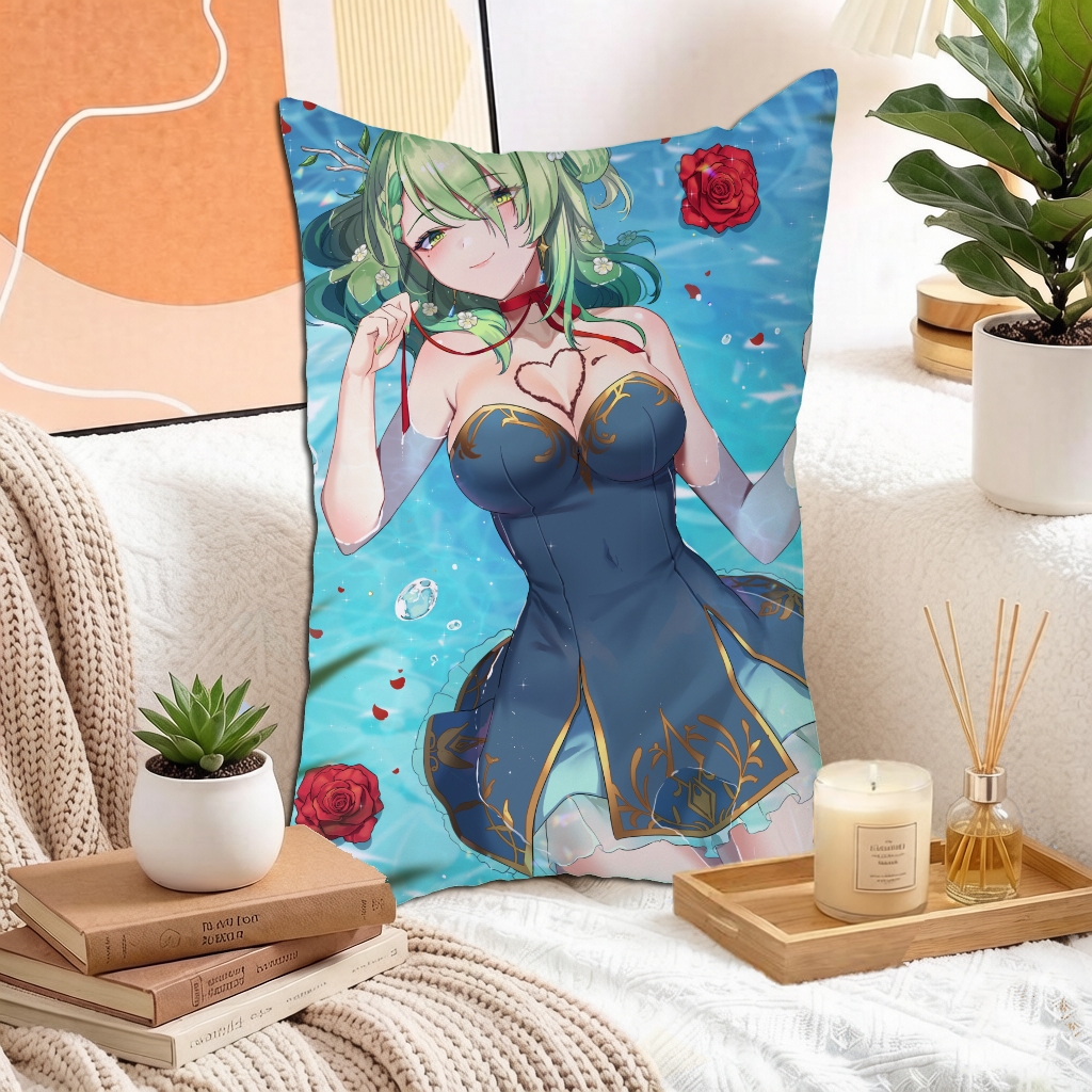 Hololive Ceres Fauna Ceres Fauna Đệm Gối Hai Mặt In Hình Chữ Nhật Anime Gothic Girl DIY Tùy Chỉnh So