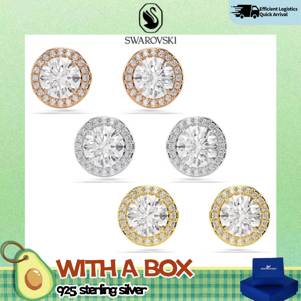Swarovski Sang Trọng Bạc Nữ Trang Sức Với Hộp Quà Tặng Tinh Tế Món Quà Sinh Nhật Hoàn Hảo Hiện Nay U