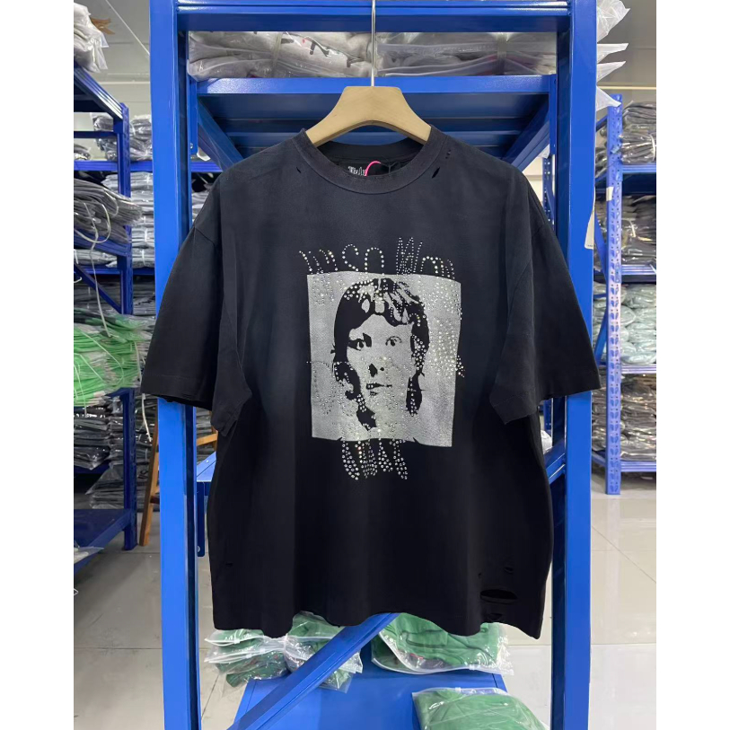 Paly Hollywood FW26 Hollywood < Wisconsin Death Journey} Áo thun giặt cổ điển