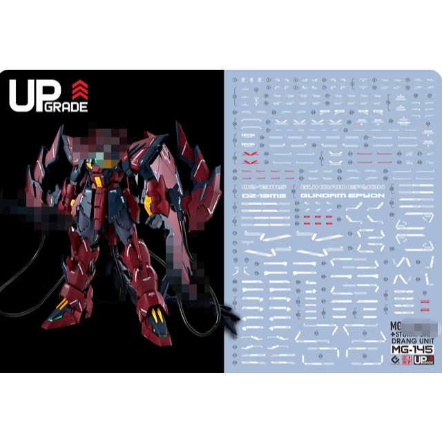 202607 20260712 Decal trượt nước EVO tương thích với MG 145 EPYON EW fluo EVOMG024 EXCLUDES MODEL