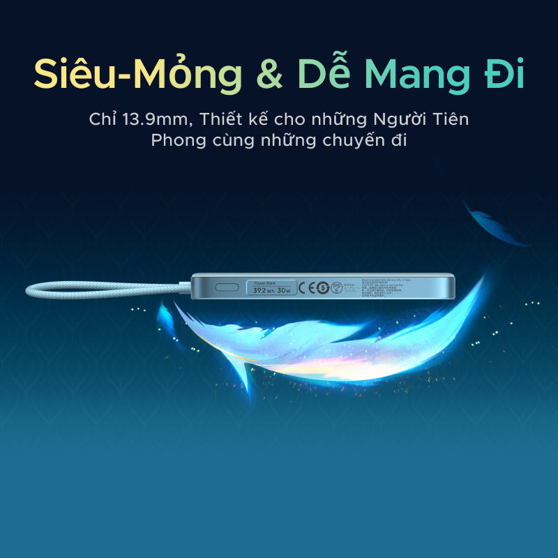 【Phiên Bản Honkai: Star Rail】UGREEN Sạc dự phòng 10000mAh 15W Sạc từ tính 30W Max Power Bank Cáp tích hợp cho iPhone 17 | BigBuy360 - bigbuy360.vn