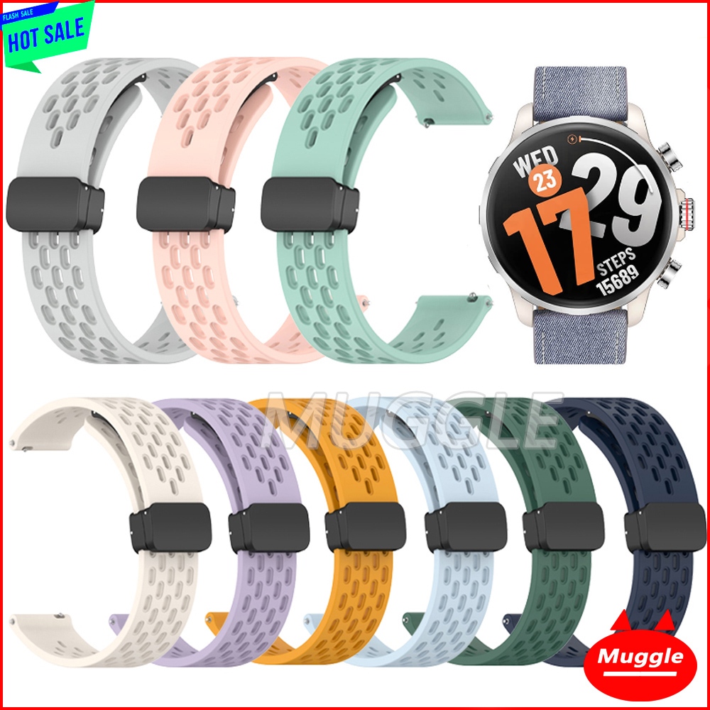 Kieslect KR3 Kieslect Elite2 Elite 2 AI Đồng hồ đeo tay silicon Dây đeo đồng hồ silicon Chụp từ tính