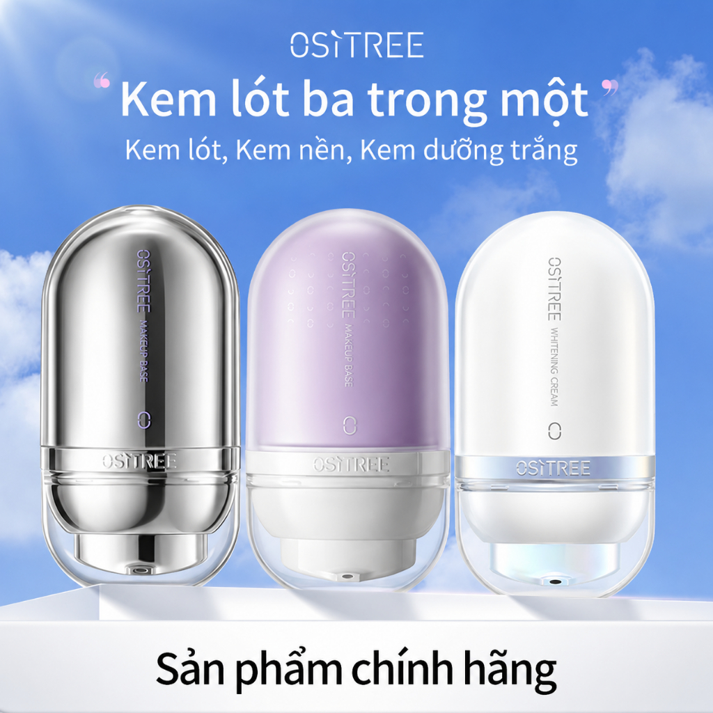 OSITREE Face Primer Trang điểm BasePrier lsolation Kem dưỡng ẩmHydrating Bright Kem che khuyết điểm 