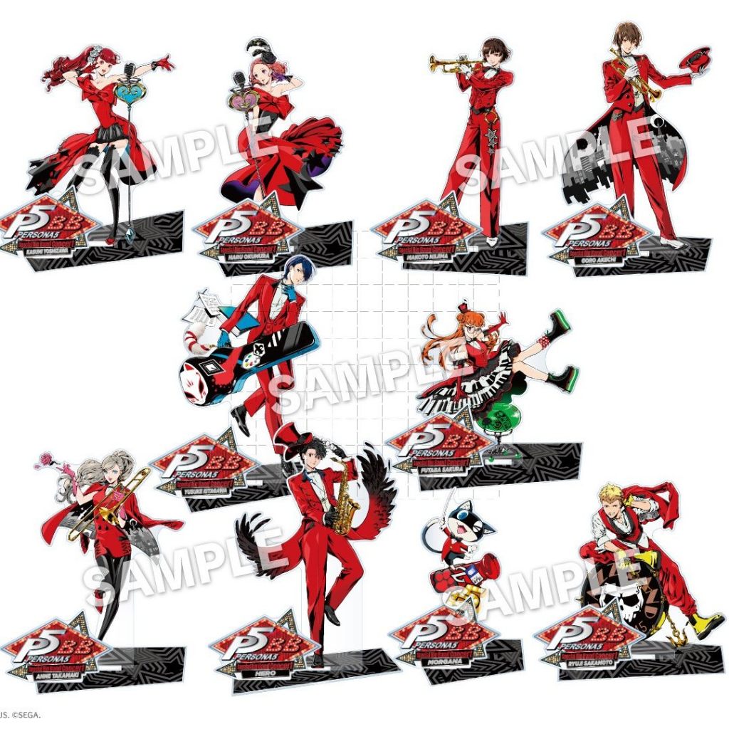 Persona 5 Yuki Makoto Junpei Ren Makoto Acrylic Đứng Hình Anime Bộ Sưu Tập Trò Chơi Quà Tặng