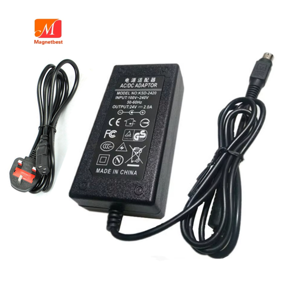Bộ sạc chuyển đổi AC DC 24V 2A 4Pin cho máy quét Canon DR-F120 DRF120 DR-M140 / M160 / M1060 MG1-489