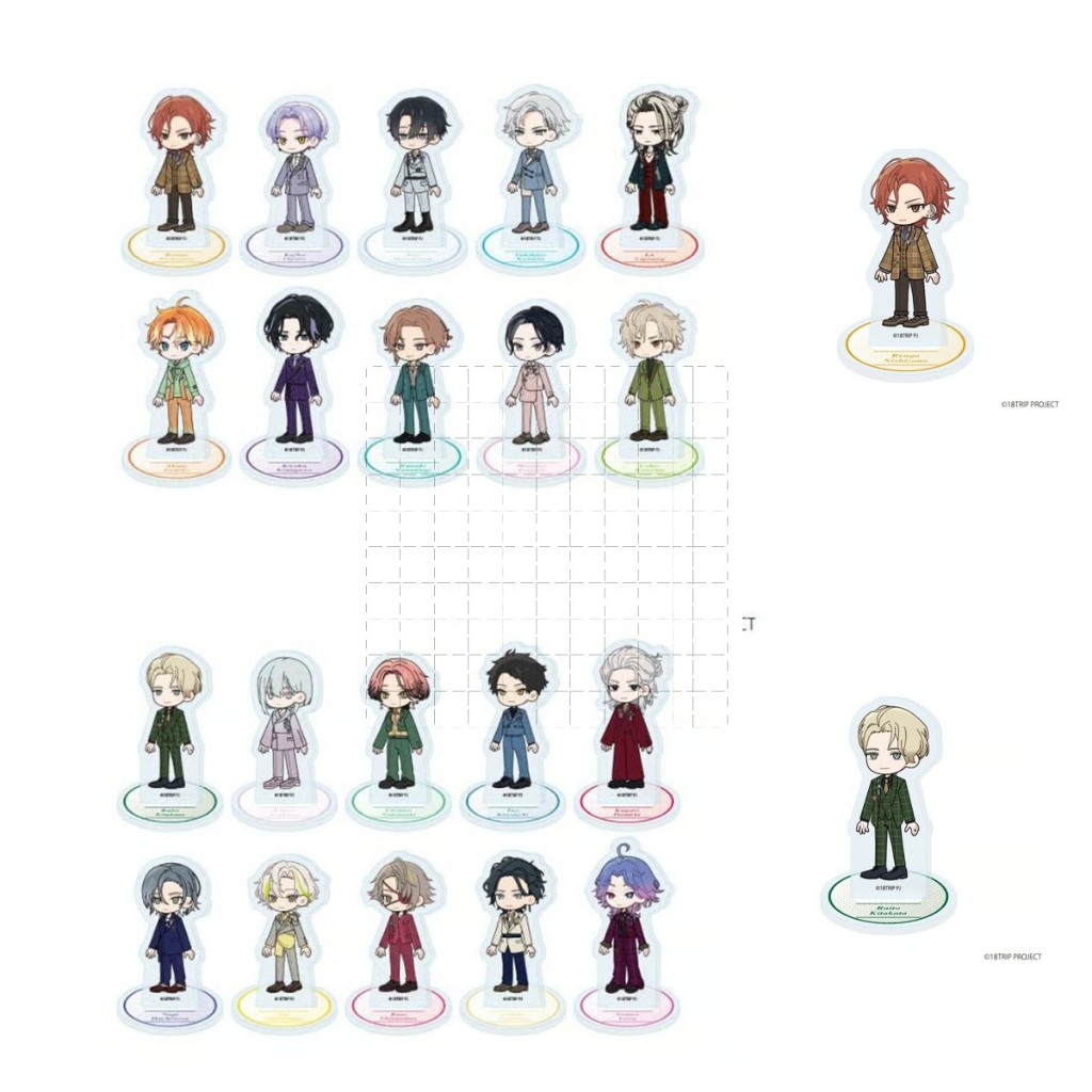18TRIP Shirako Togashi Hyakumoku Hyakki Kitakata Acrylic Đứng Hình Anime Bộ Sưu Tập Trò Chơi Quà Tặn