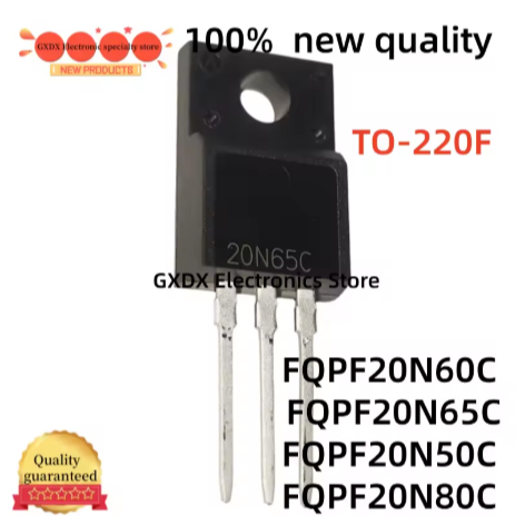 5 Chiếc FQPF20N60 FQPF20N50C FQPF20N80 FQPF20N80C FQPF20N60C FQPF20N65 FQPF20N65C FQPF20N50 TO-220F 