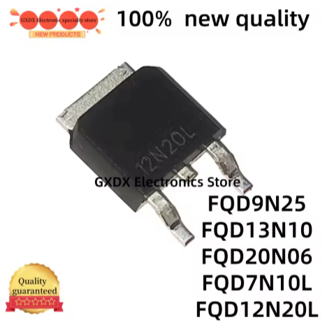5 Chiếc FQD20N06 FQD7N10L FQD9N25 FQD13N10 FQD12N20L 9N25 13N10 20N06 7N10L 12N20L FQD7N10 FQD12N20 