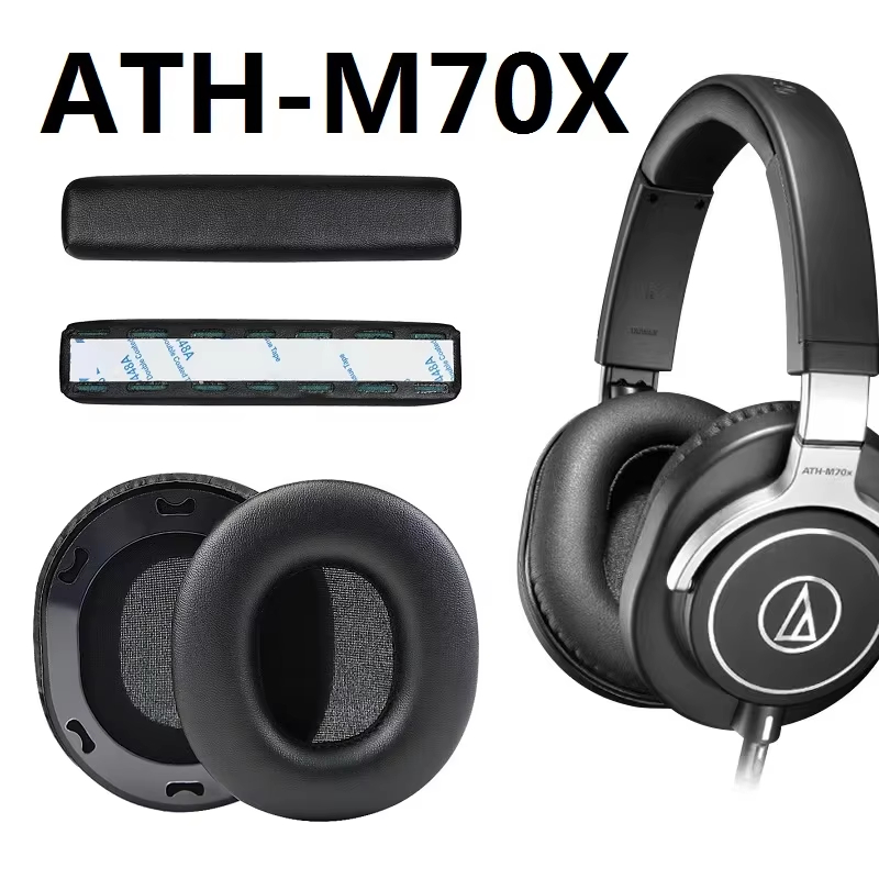 Miếng đệm tai cho Audio Technica ATH M70X ATH-M70X Tai nghe chất lượng cao Bịt tai Vỏ tai Gối tai Đệ