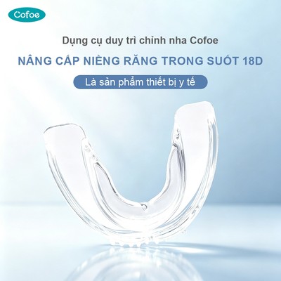 Cofoe Dụng Cụ Chỉnh Nha Niềng Răng Trong Suốt Bảo Vệ Răng Chống Mài Mòn