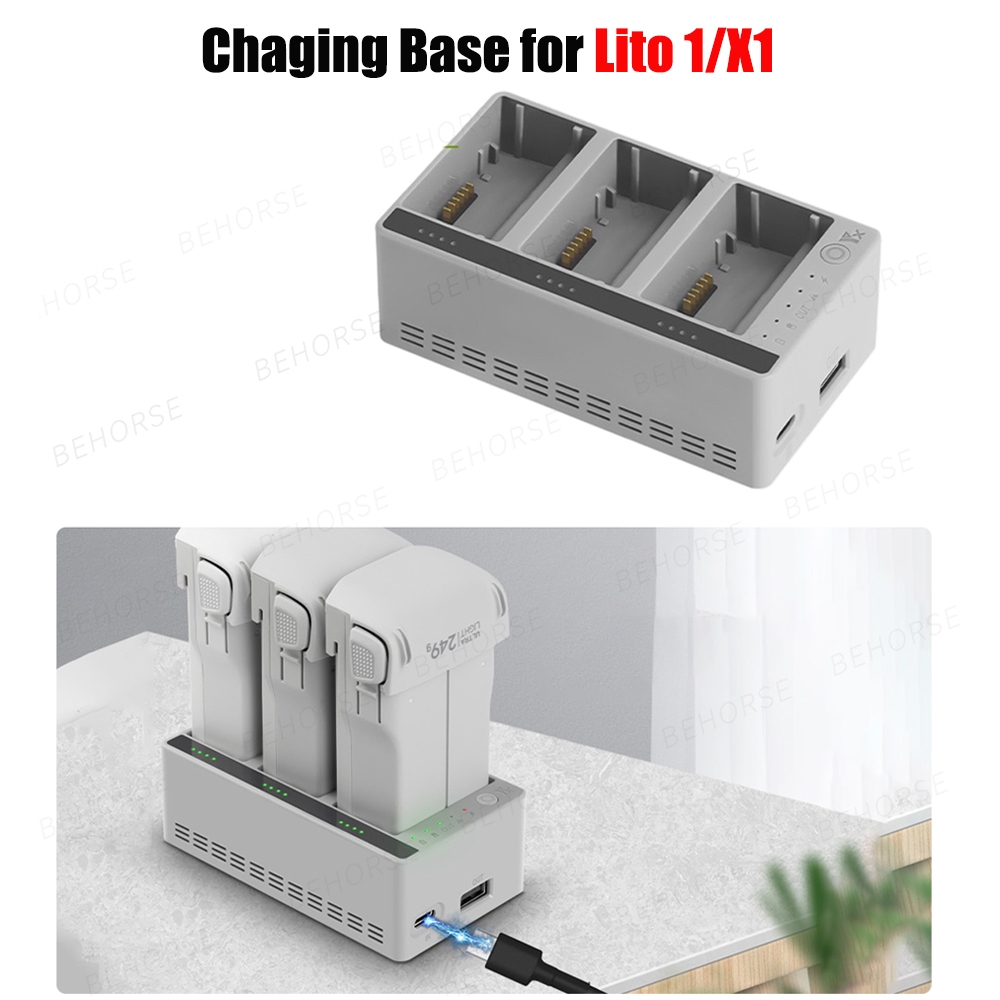 Đế sạc nhanh PD100W cho bộ sạc ba chiều DJI Lito 1 / X1 Drone