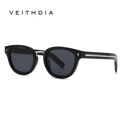 VEITHDIA Retro Nữ Chống Tia UV400 Kính Mát Hợp Thời Trang Nam Ngoài Trời Tiệc Lái Xe Kính Chống Nắng LH332