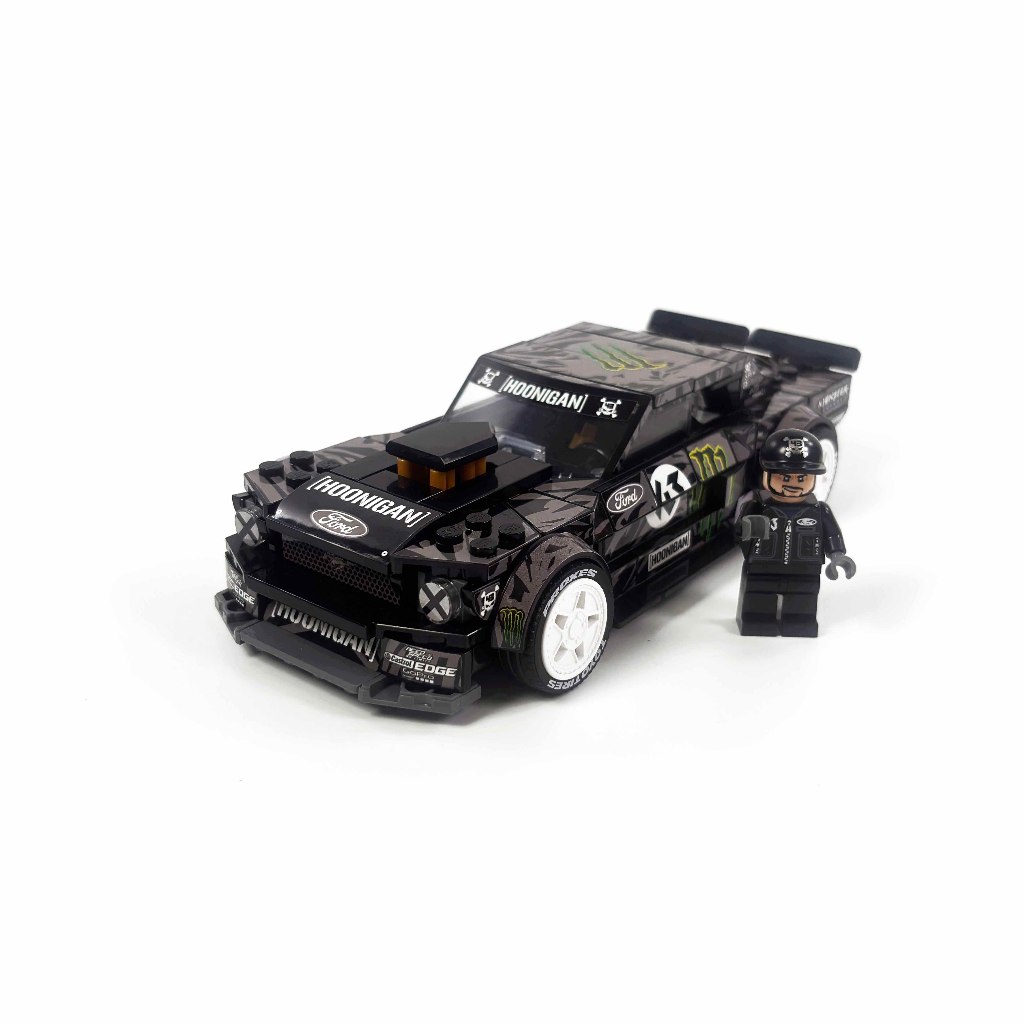 Nhãn dán tùy chỉnh cho LEGO 77262 Ford Mustang Hoonicorn V1, chỉ nhãn dán.
