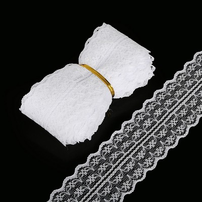 Ren Cuộn Cuộn Vải Ruy Băng Lưới Vải Cưới Ren Trang Trí Viền May Trang Phục Tulle