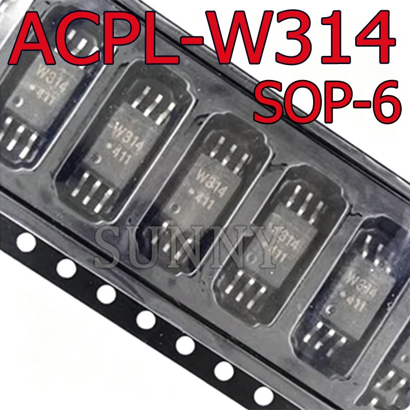 5 ~ 10 Chiếc Nhập Khẩu Chính Hãng W314 ACPL-W314 W341 SOP6 / Miếng Dán IGBT Bộ Cách Ly Truyền Động L