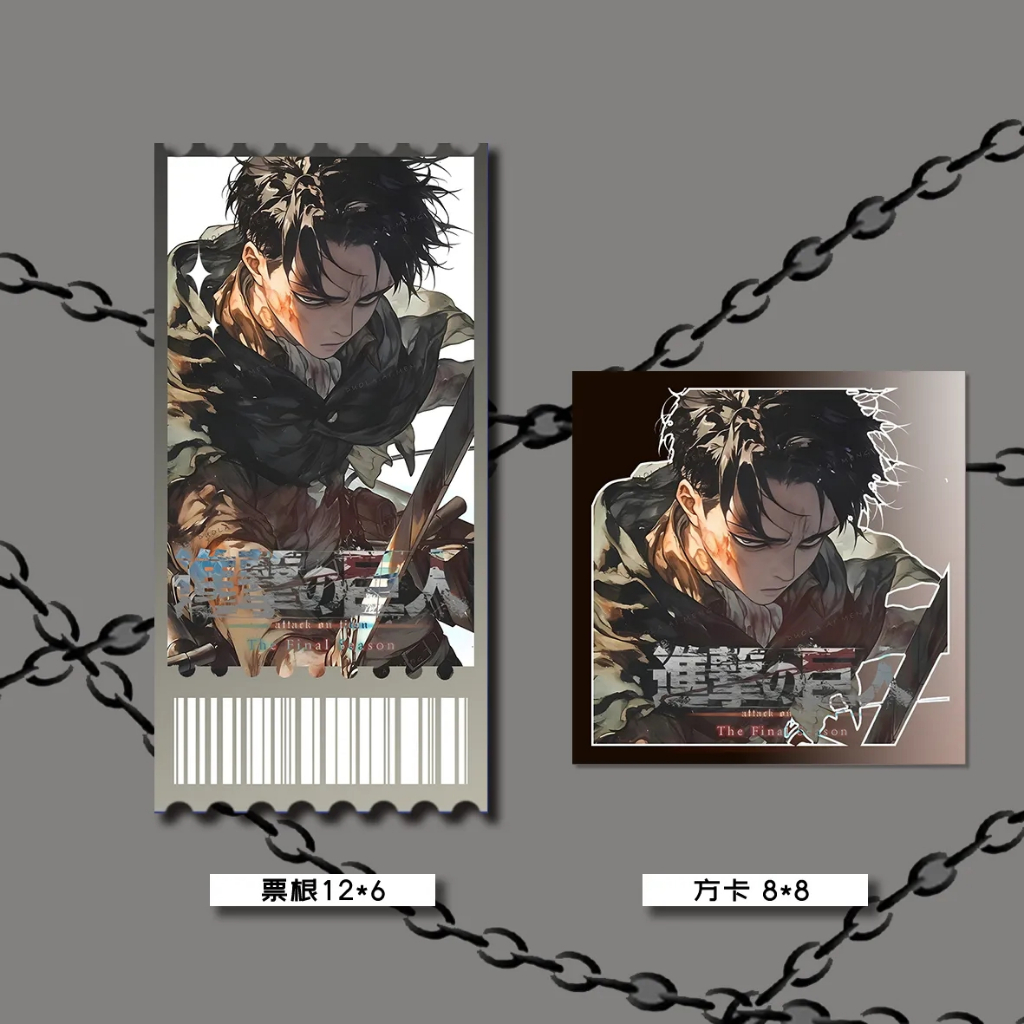 Mới Tấn Công Titan Levi Ackerman Tấn Công Titan Anime Trò Chơi Hàng Hóa Levi Double Flash Bar Móc Kh
