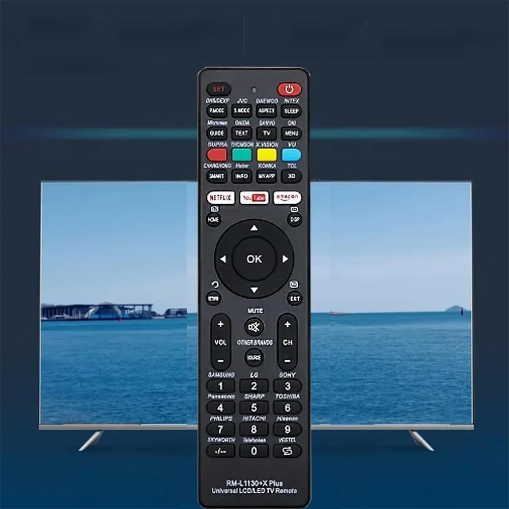 Điều khiển từ xa thay thế đa năng RM L1130 X cho tất cả các thương hiệu TV TV RM L113 12 RM L1130 8 