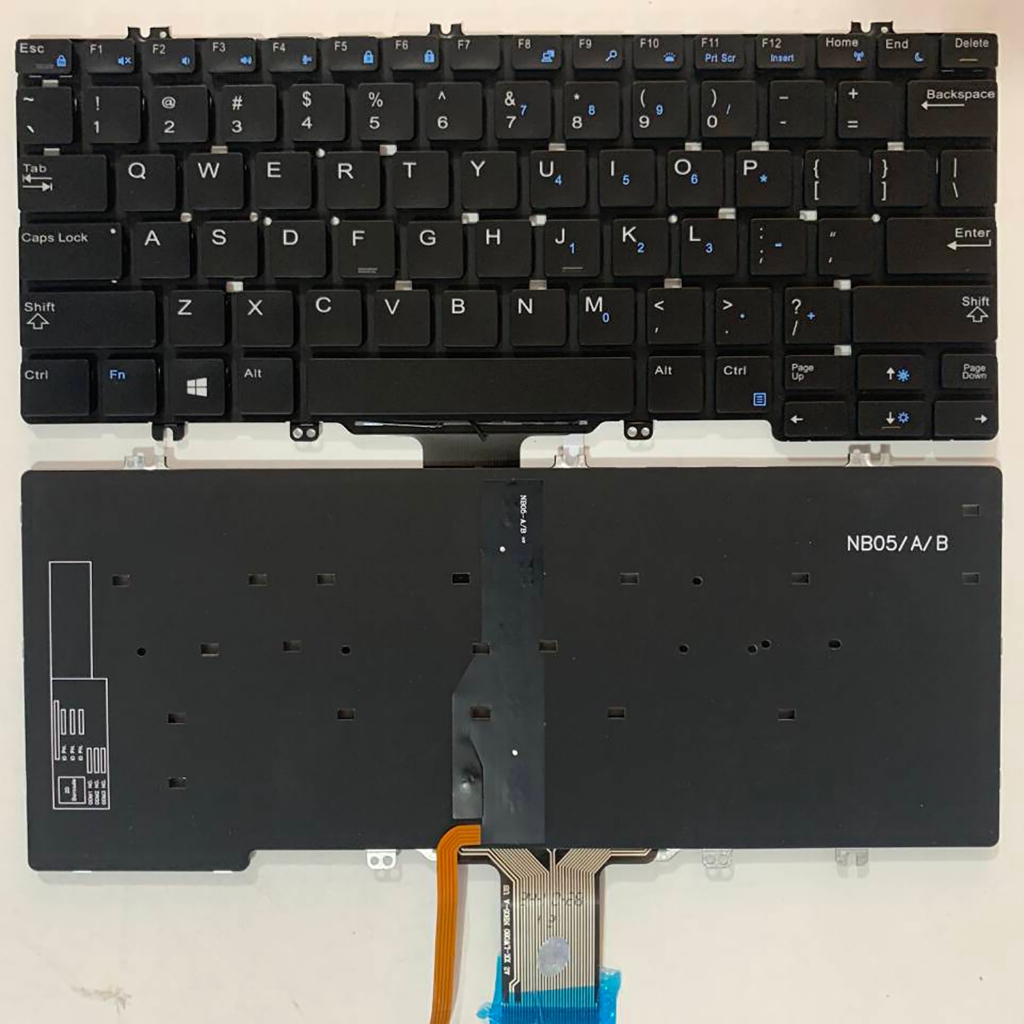 Bàn phím laptop Mỹ cho DELL Latitude 5290 7380 7389 7390 E7390 E5290 E7290