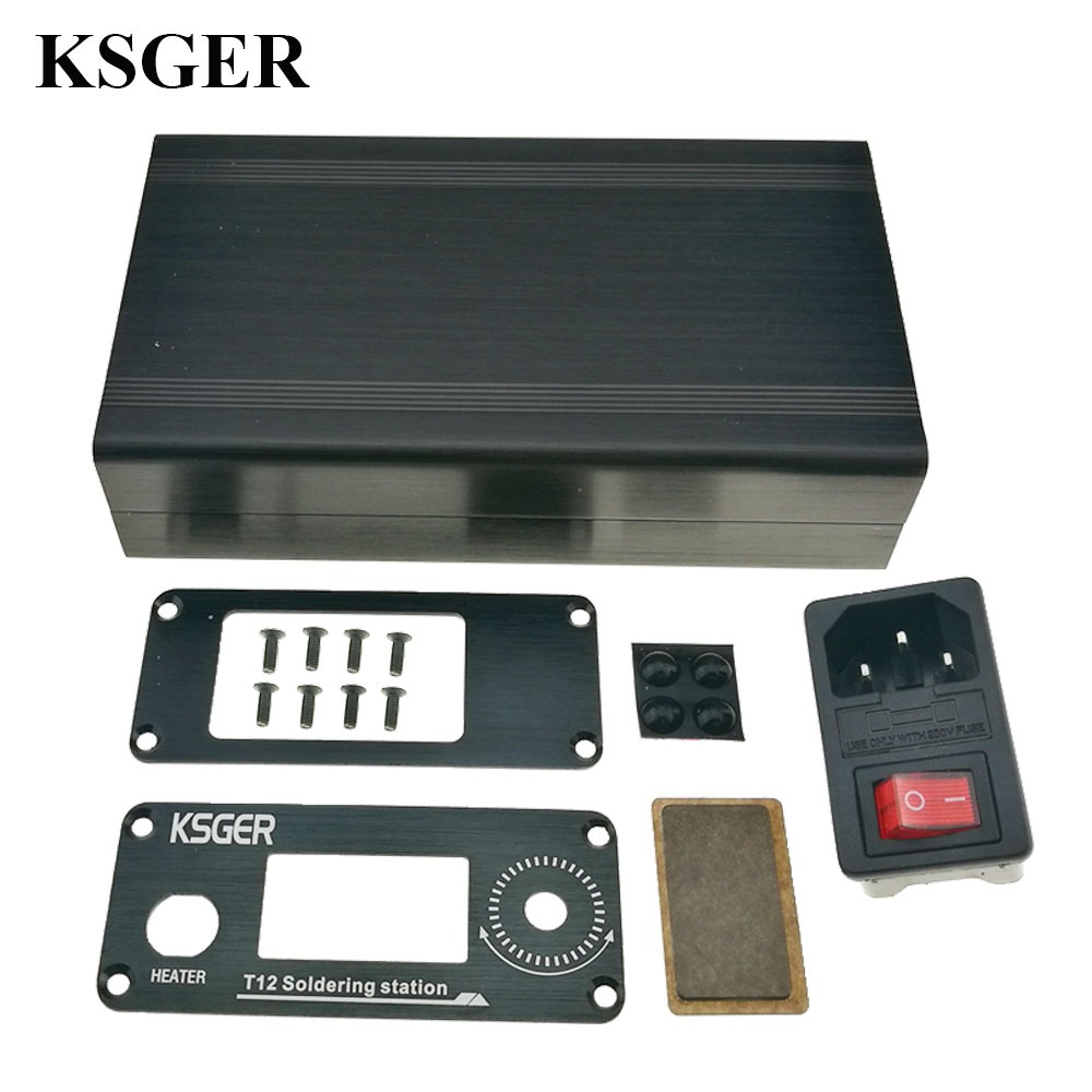 KSGER T12 Hợp Kim Nhôm Trạm Hàn Chất Liệu Dụng Cụ Hàn DIY Bộ Dụng Cụ 135MM STM32 STC Bộ Điều Khiển N