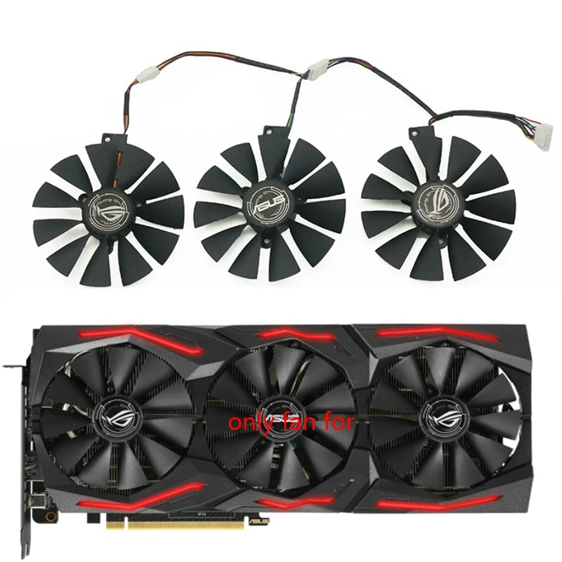 1 BỘ T129215SH / T129215SL 87MM 7PIN ROG-STIX-RTX 2060-GAMING GPU Quạt Cho ASUS ROG-STIX-RTX 2070 、 