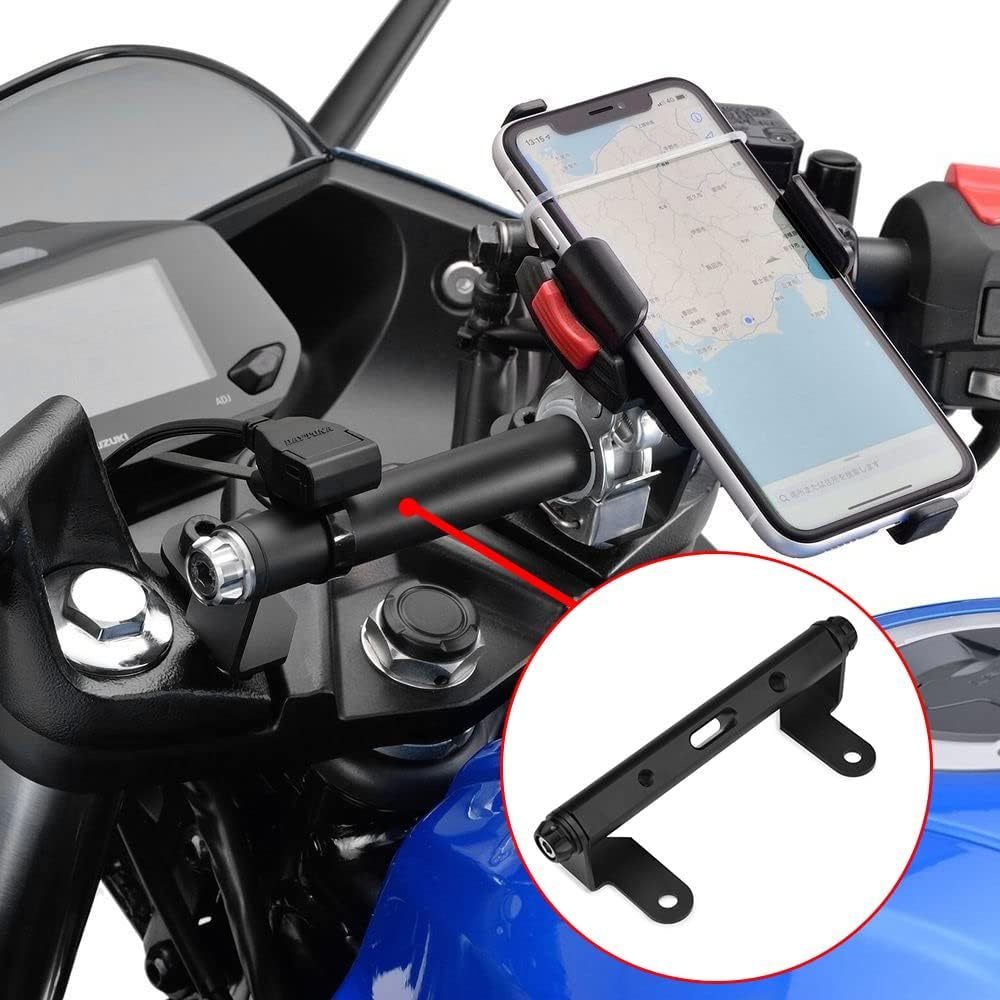 LEDISHUN Xe Máy Mutifunctional Thanh Chữ Thập Thanh Cân Bằng Định Vị GPS Tay Cầm Giá Đỡ Nối Dài Tươn