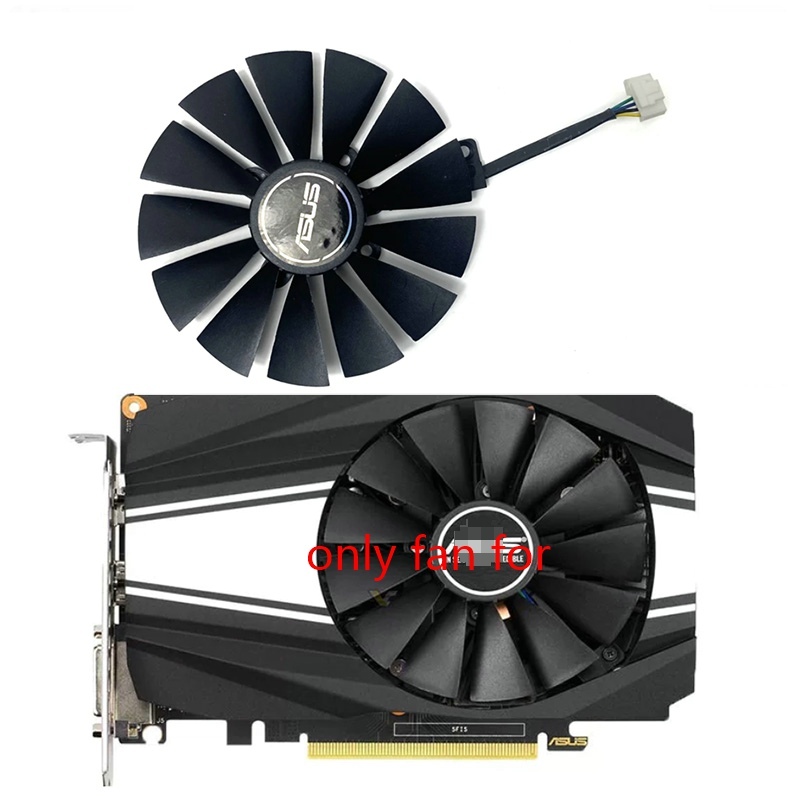 6pin 95mm FDC10U12D9-C / PLD10010S12H 6PIN GTX1660 GPU QUẠT Cho ASUS PH-GTX 1660 TI-O6G PH-GTX1660TI