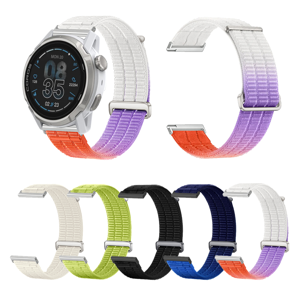 Dây đeo đồng hồ cho Coros NOMAD / Coros Apex 4 Dây nylon gradient thoáng khí đám mây 46mm