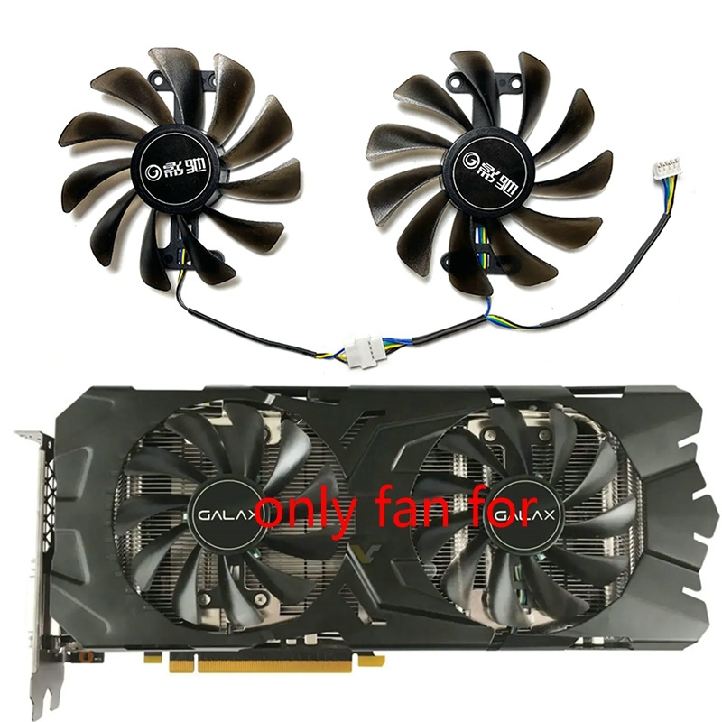 Quạt GPU 95MM 4PIN GTX1070 1080TI cho GALAX GEFORCE P104-100 GTX1070TTI 1080 8GB EXOC SNPR BLACK2 OC
